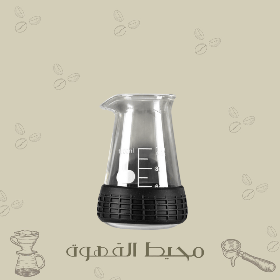 معيار زجاجي للقهوة 100 مل