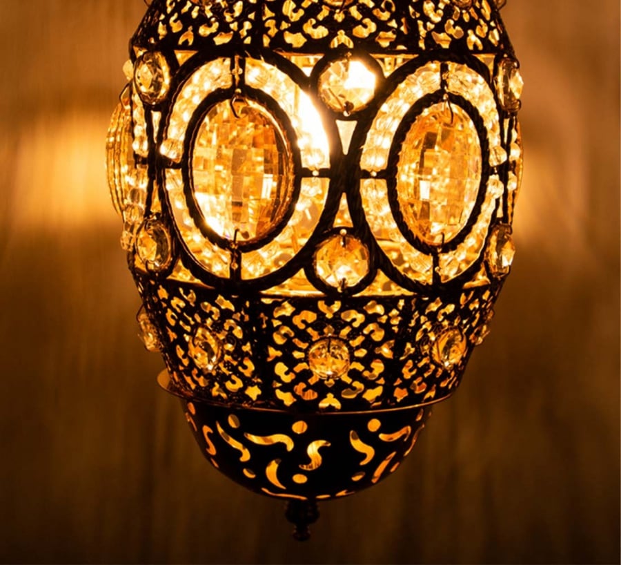 أبليك حائط ذهبي مودرن 40 واط، موديل WL-02B