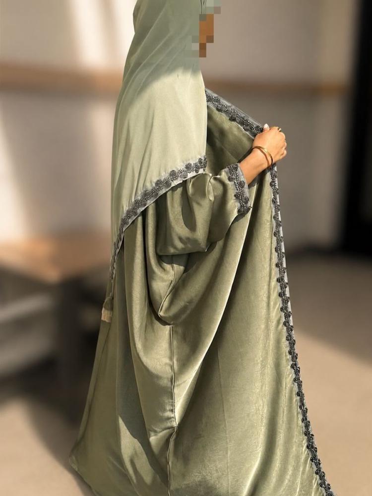 عباية حرير مغسول