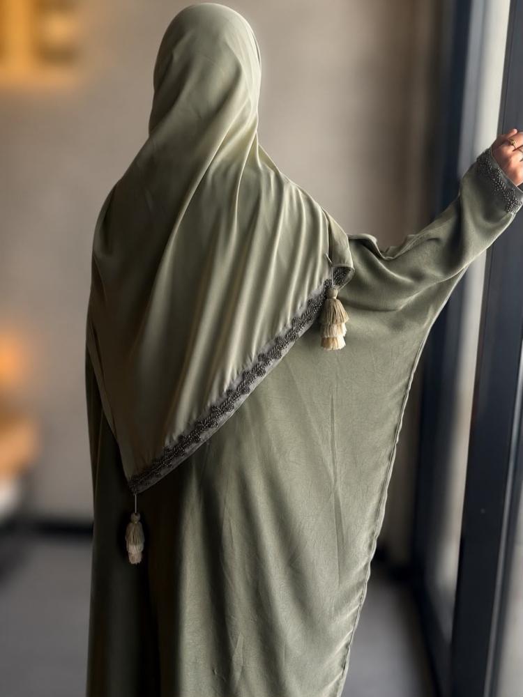 عباية حرير مغسول