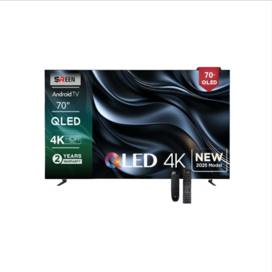 تلفزيون سرين 70 بوصه 4KUHD QLED  سمارت