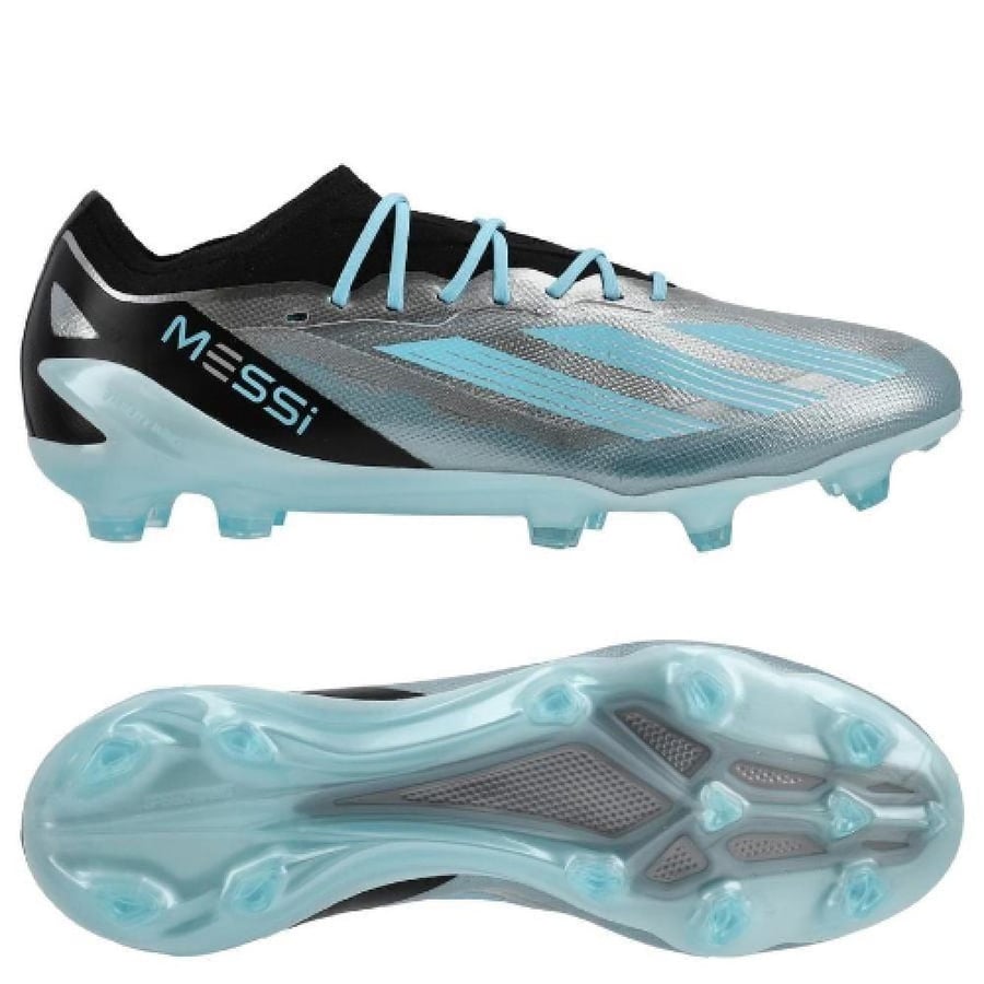 ADIDAS X CRAZYFAST MESSI .1 FG INFINITO - SILVER METALLIC/BLISS BLUE/CORE BLACK