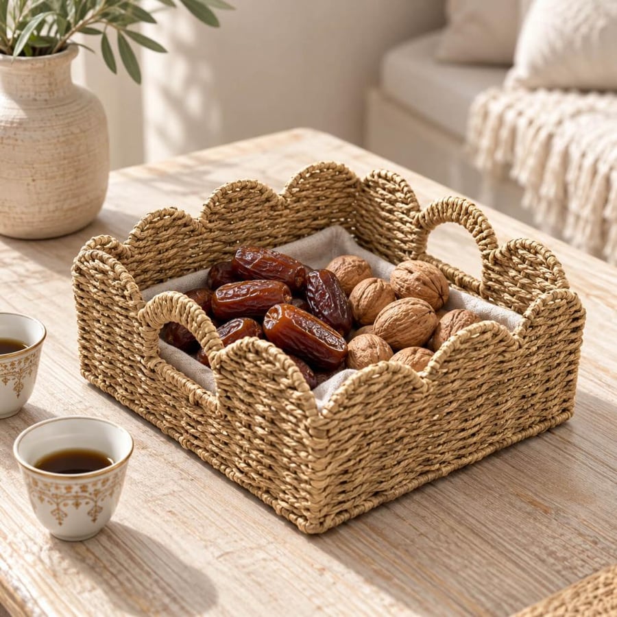 صواني تقديم خوص