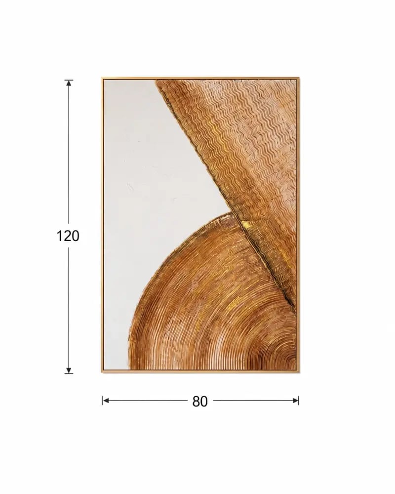 لوحات جدارية اطار ذهبي 80*120 SHW-407