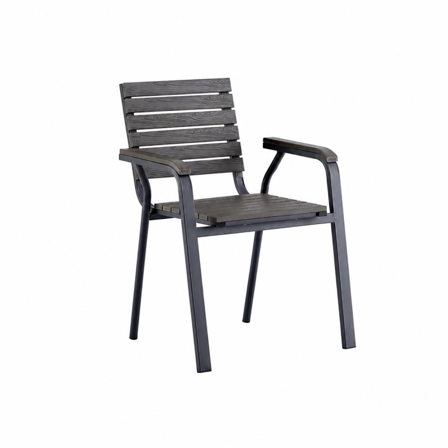 كرسي مفرد خشب D30 DARK GREY