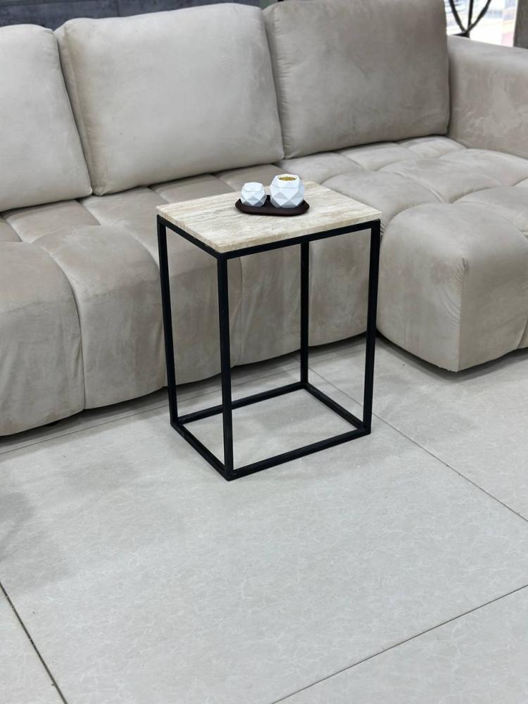 طاولة خدمة رخام  مستطيل بتصميم فاخر من تودو