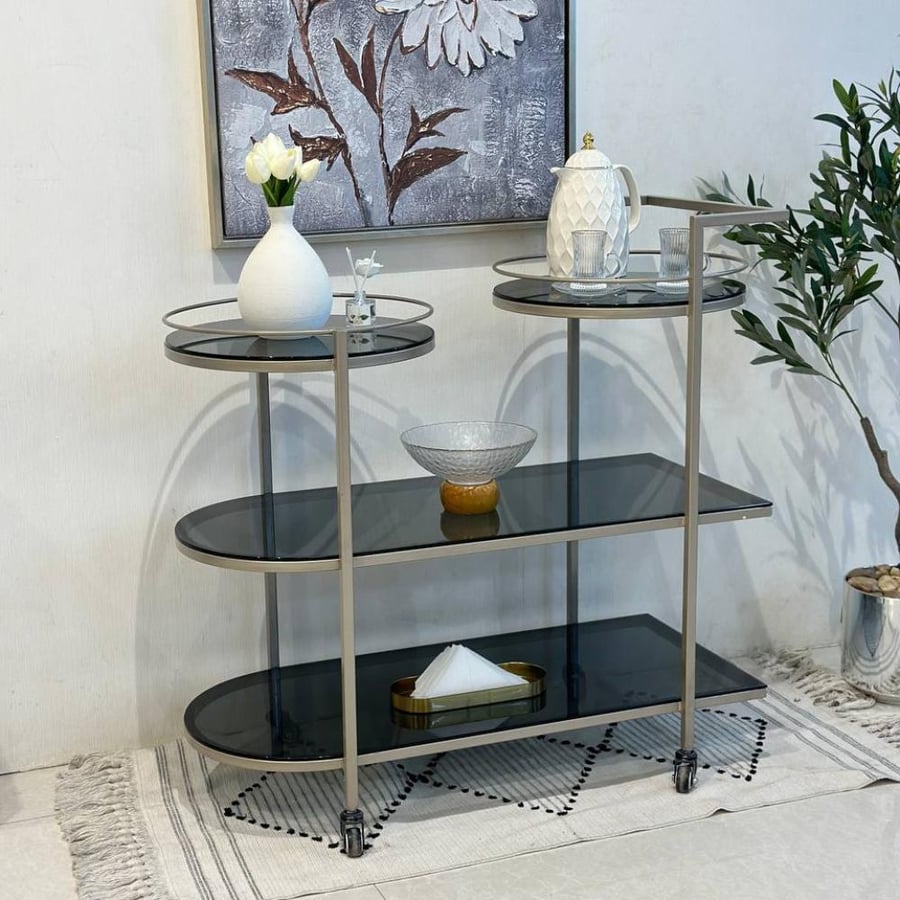 عربية تقديم 4 أدوار بتصميم أنيق وعصري