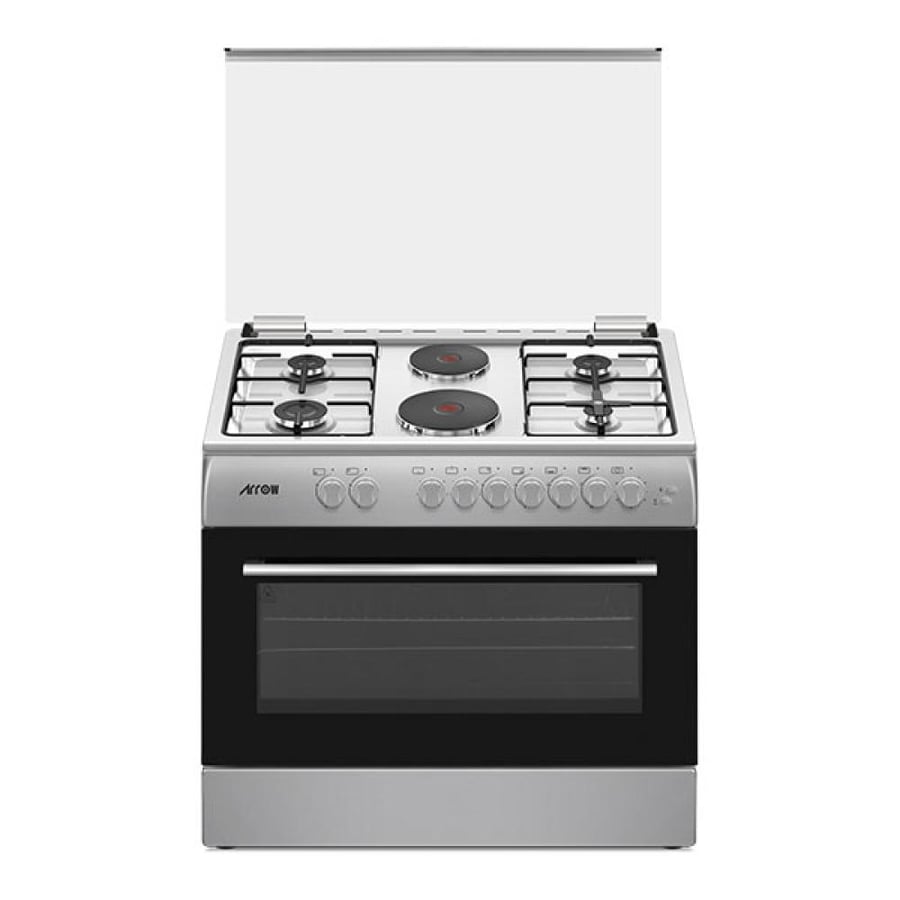 فرن غاز 60*90 سم -RO-9060GSKS2E-4 غاز و 2 سطح تسخين