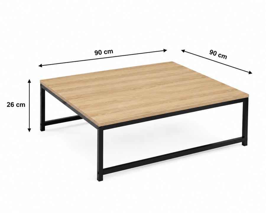 طقم شاي ارضي مربع 1+4 TS101 WOOD