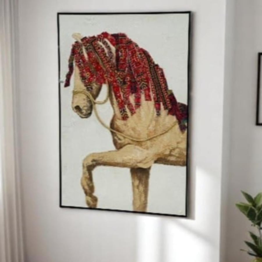 لوحات جدارية خيل 82*122 سم