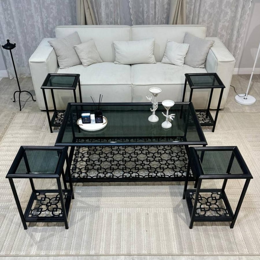 طقم طاولات ضيافة 5 قطع