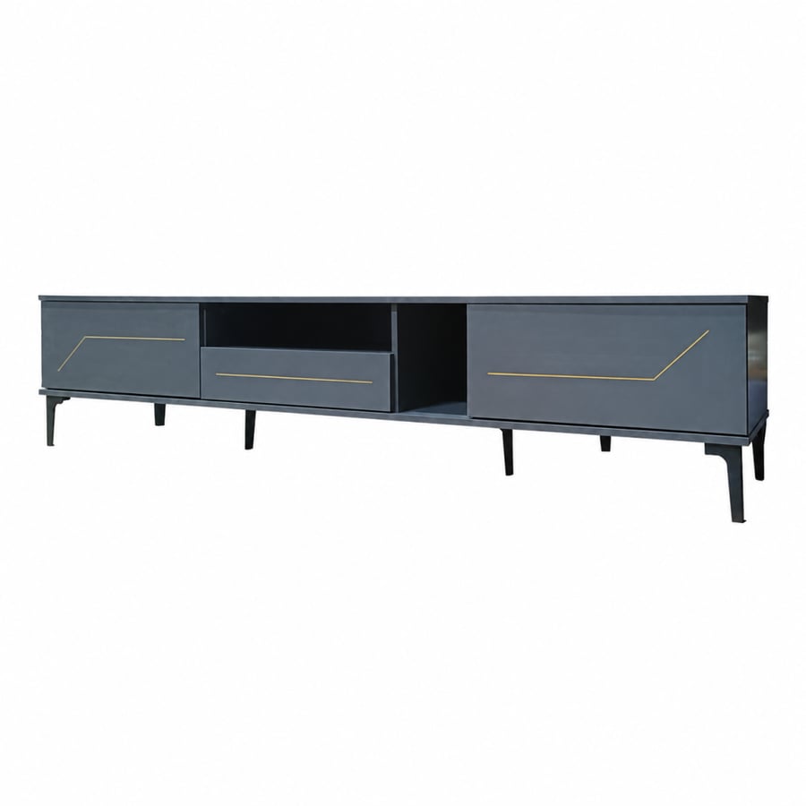 طاوله بلازمه ماليزي 200سم TV-052 DARK GREY