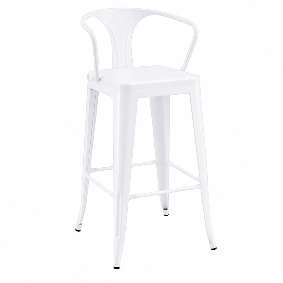 كرسي بار حديد  M-504 WHITE