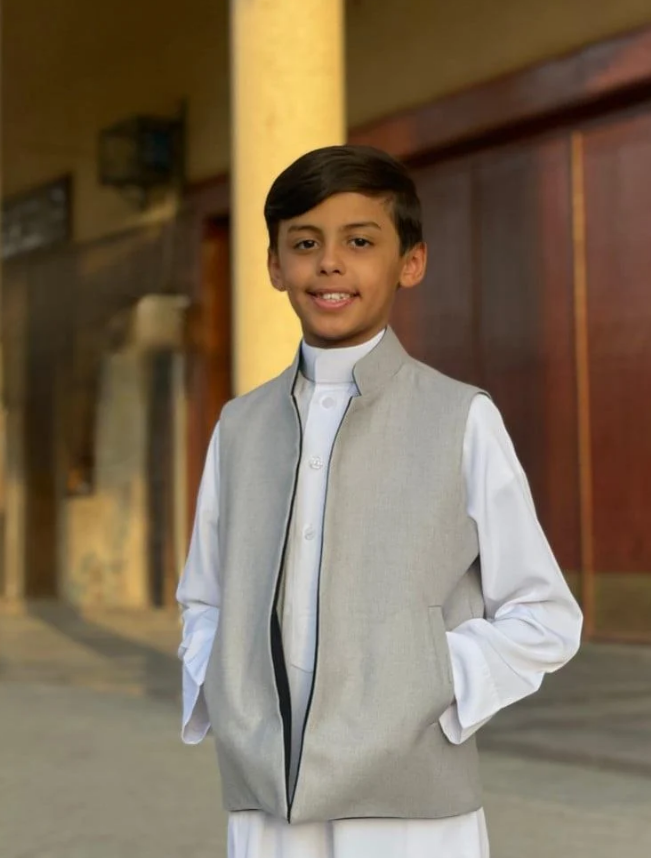 سديري اطفال رمادي مع اسود