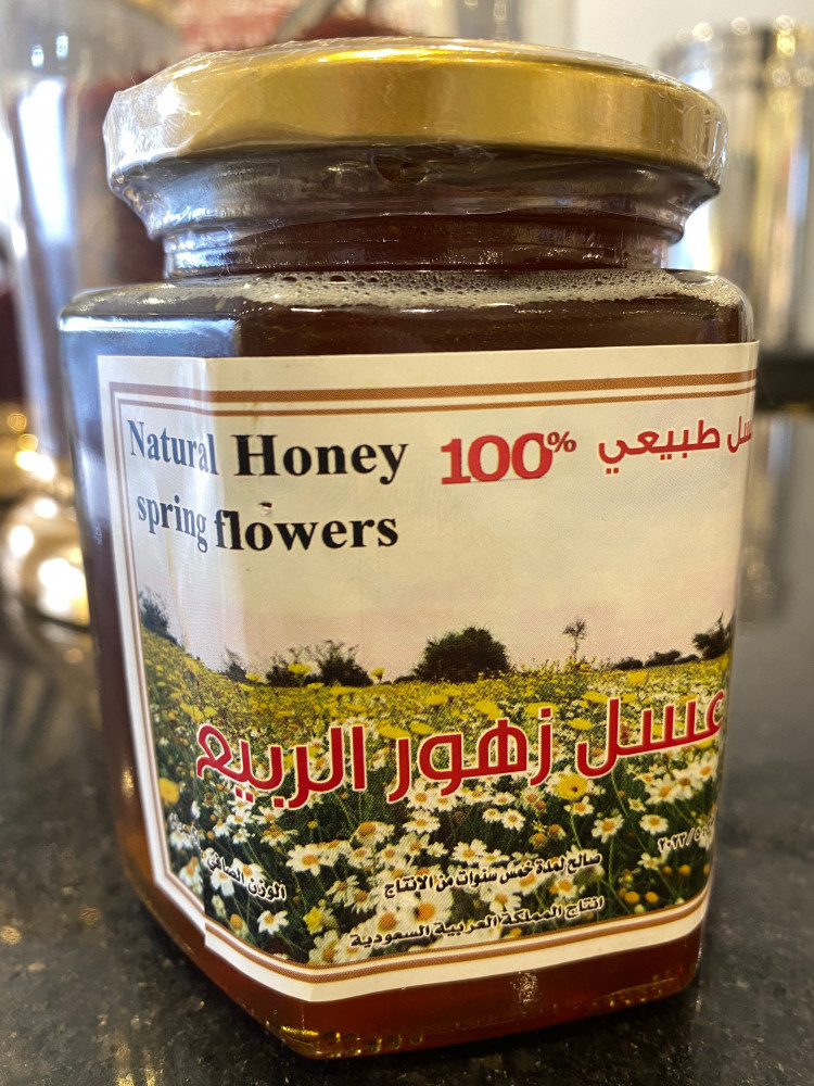 عسل زهور ربيع نجد نصف كيلو 500 جرام انتاج عام 2023