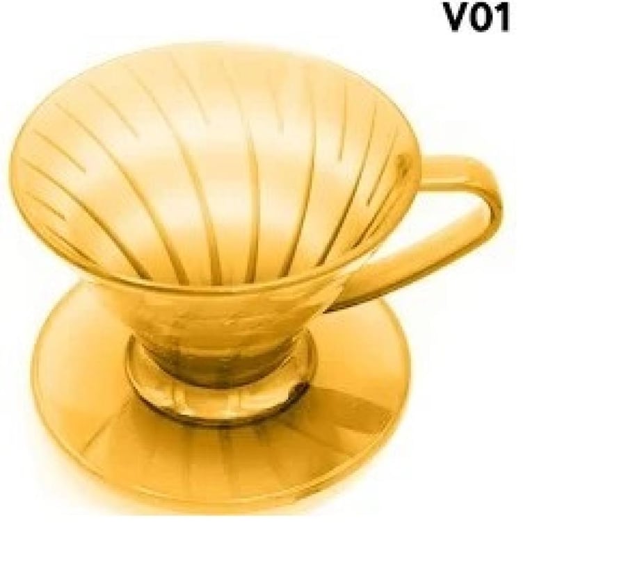 قمع V60 كريلك 01 لون اصفر