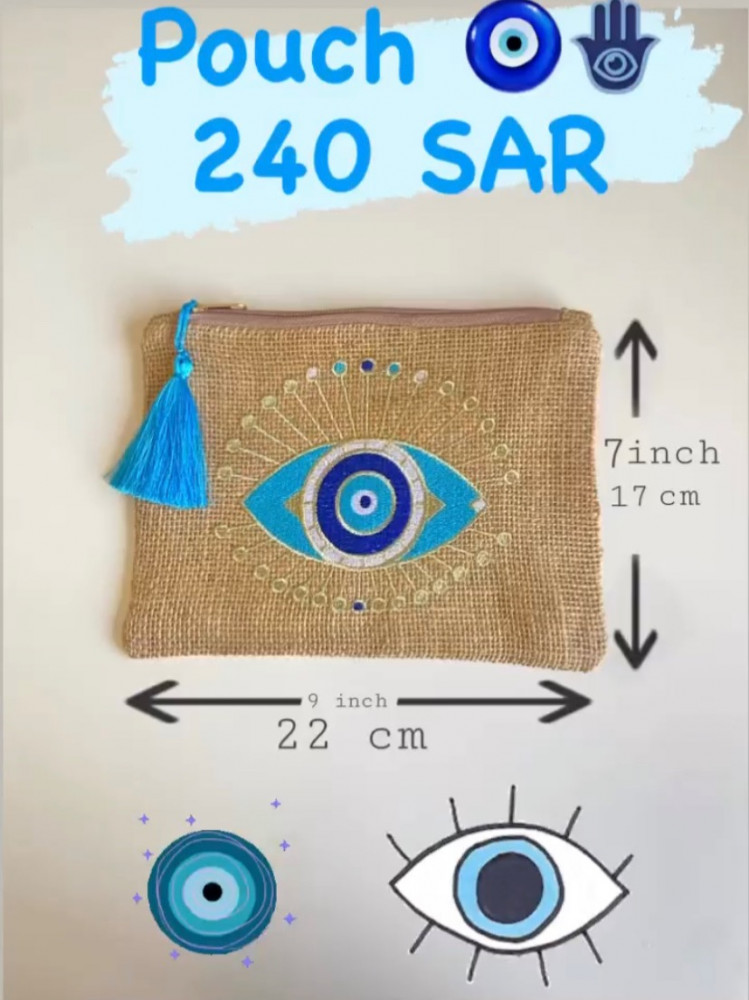 Limited addition eye pouch