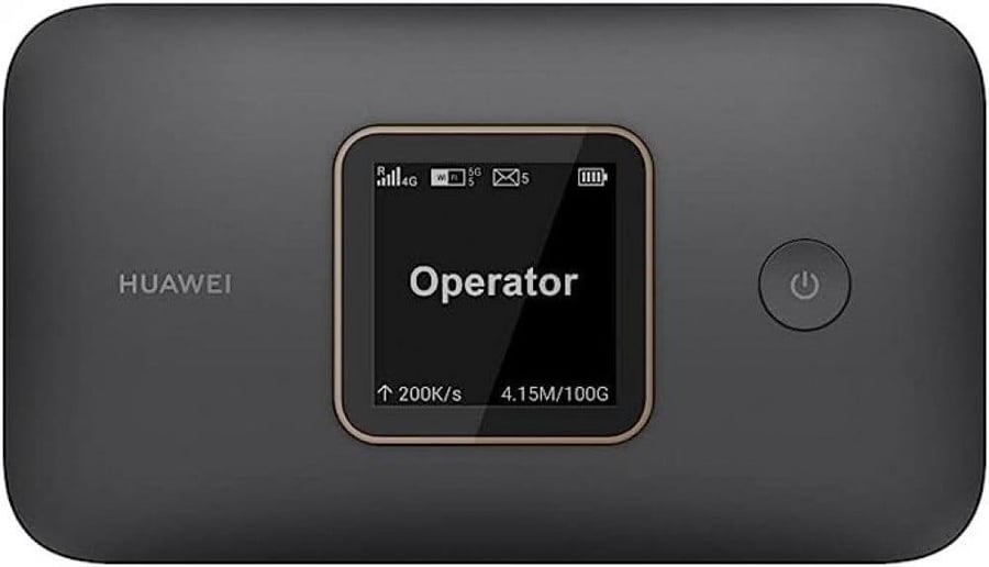 Portable 4G Huawei modem with 300 speed connects 32 devices 3000 battery - two-year warranty