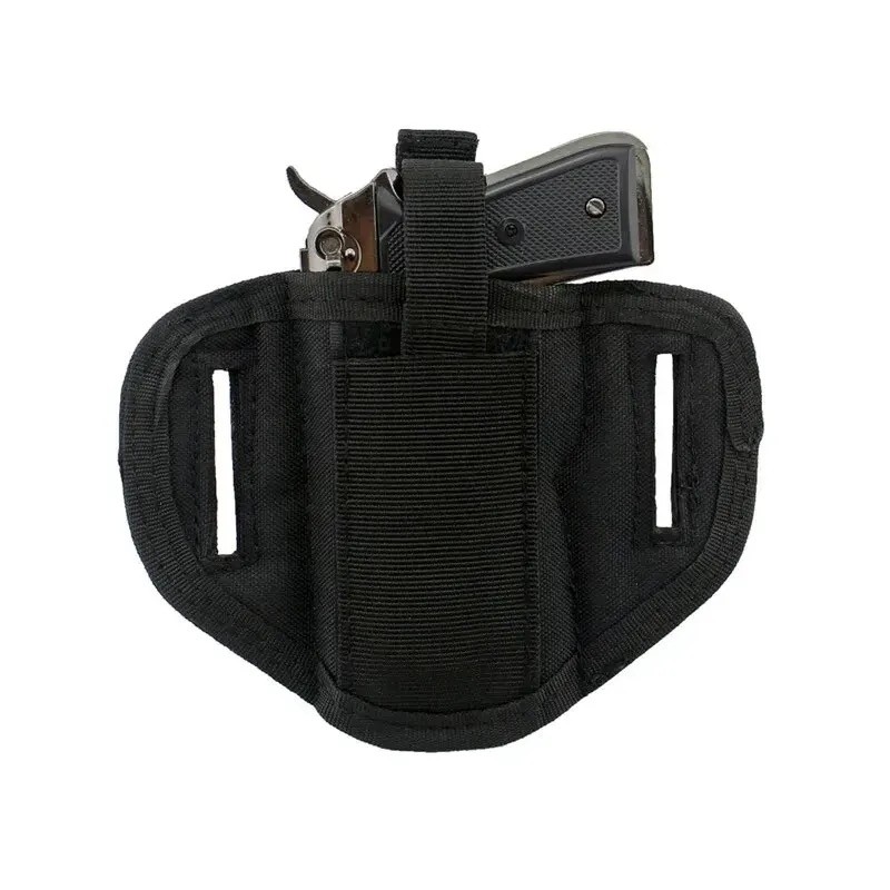 Holster tactical for carrying the pistol, attaches to the belt, secured