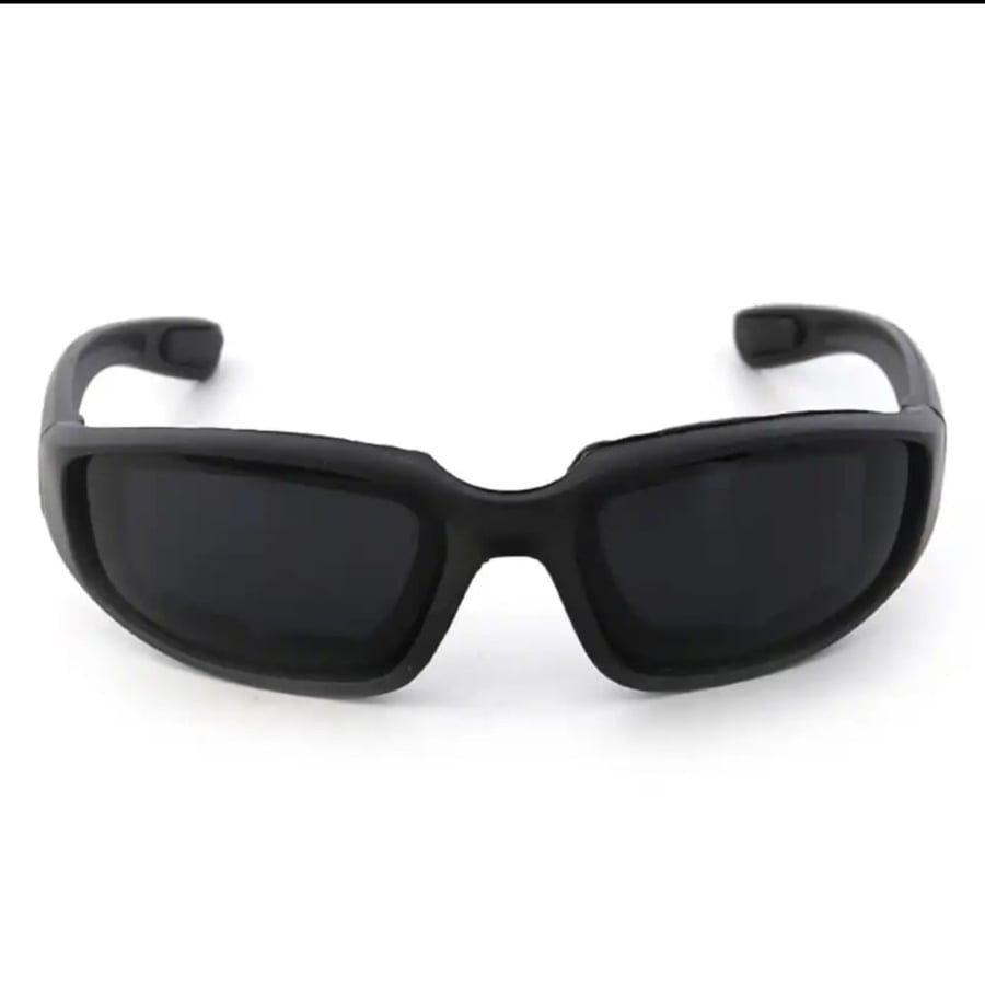 Eye protection glasses suitable for shooting or riding bicycles available with 3 different lenses