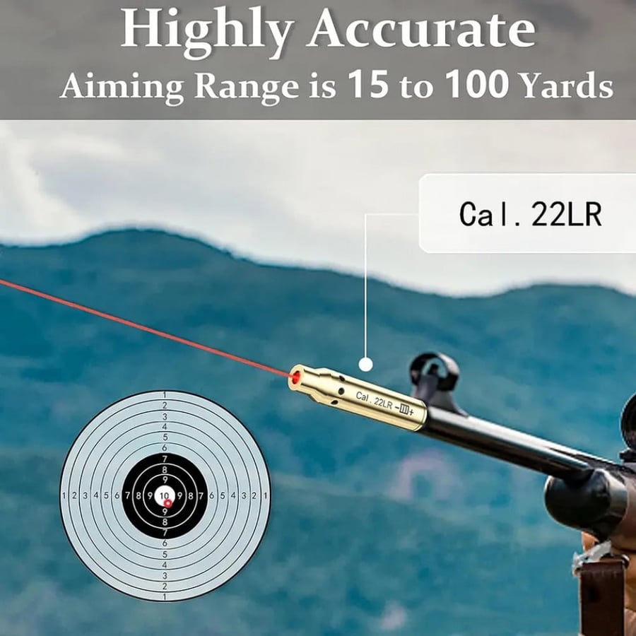 The weapon weight laser is mounted on the outside of the barrel.