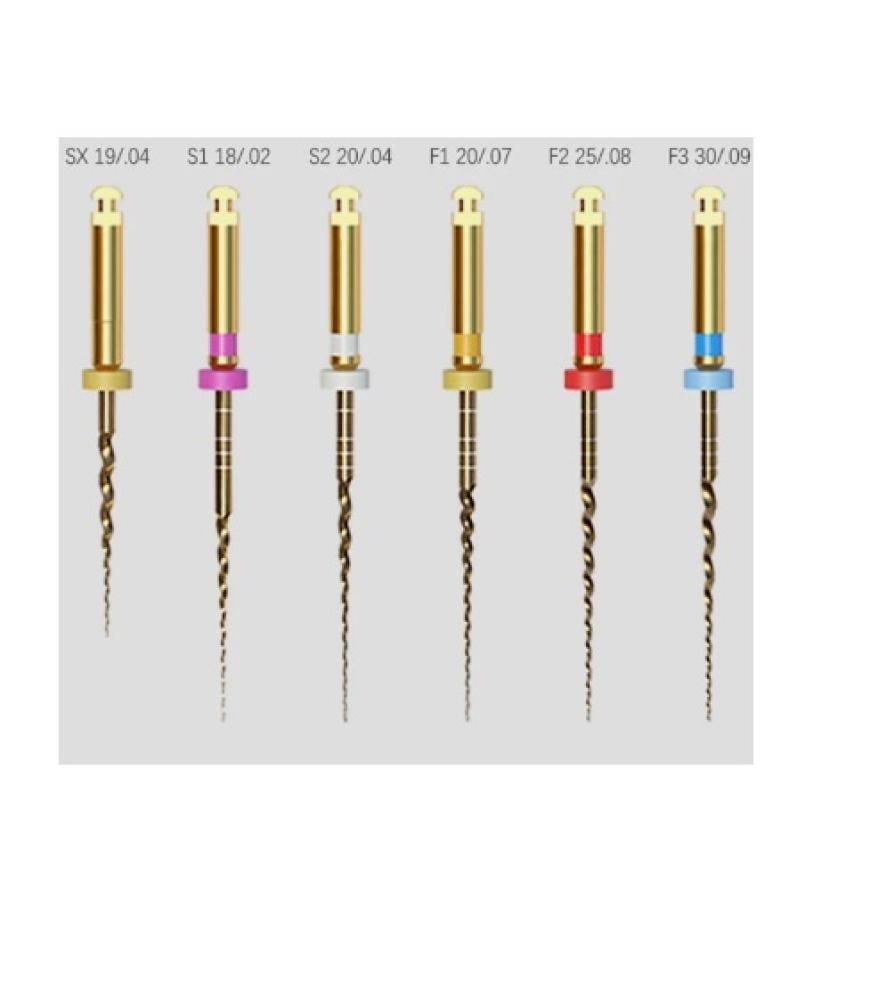 Layan Protaper Gold Rotary Files 21mm pack of 6 / RG21