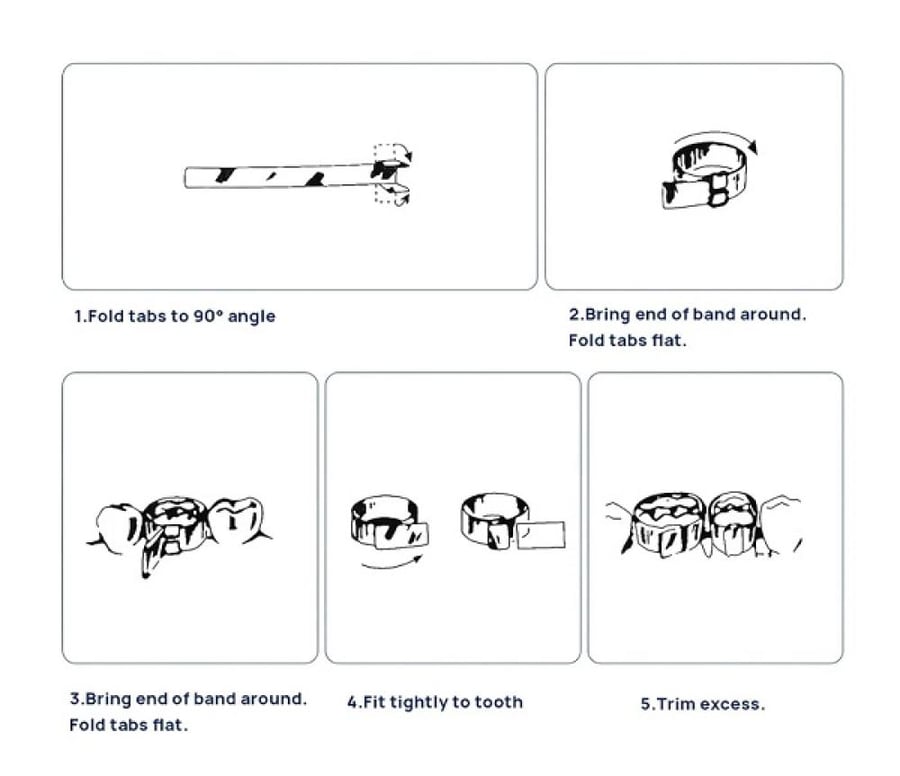 T-Bands Curved 0.05mm 144pcs