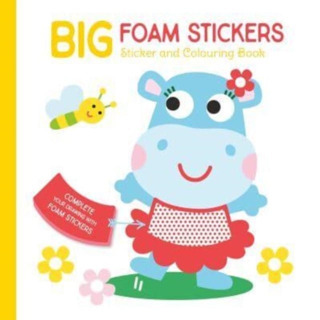 hippo (Big Foam Stickers): Sticker and Colouring book