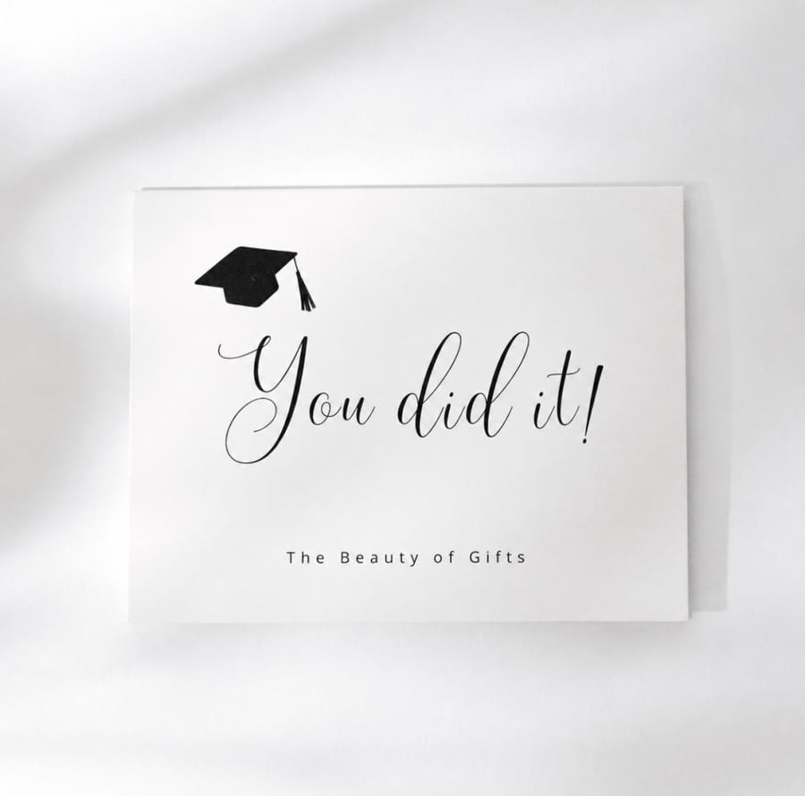 كرت اهداء You did it