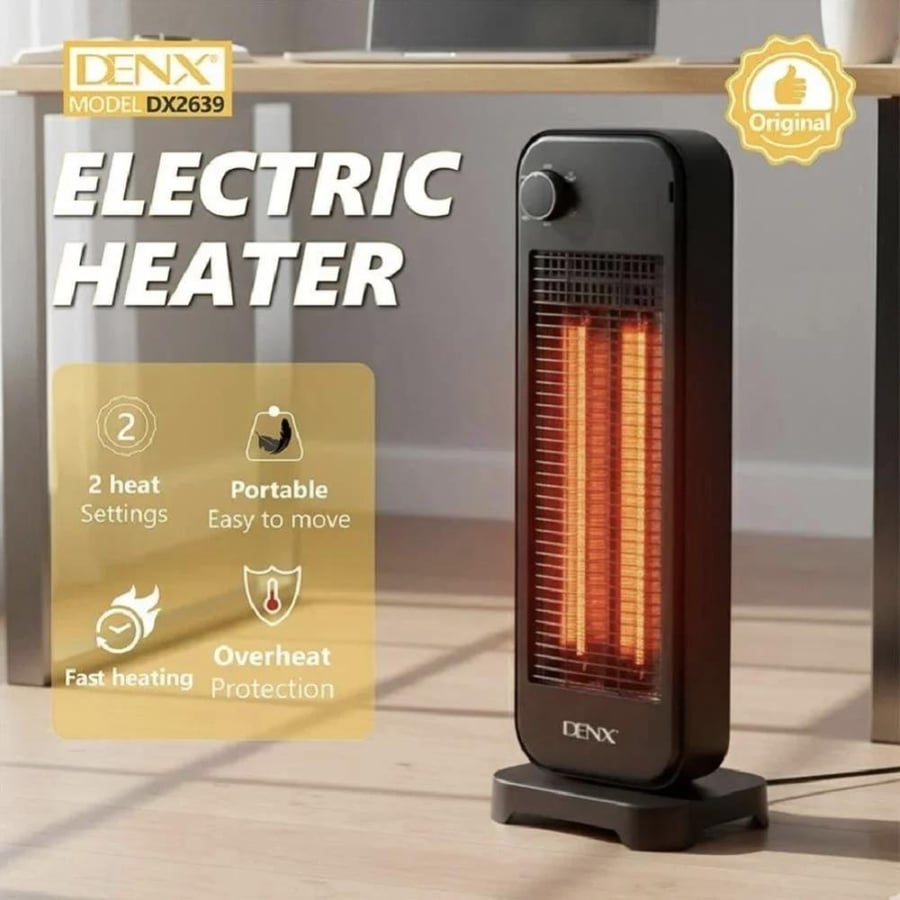 Dinks _ Electric heater 900 watts DENX DX2639