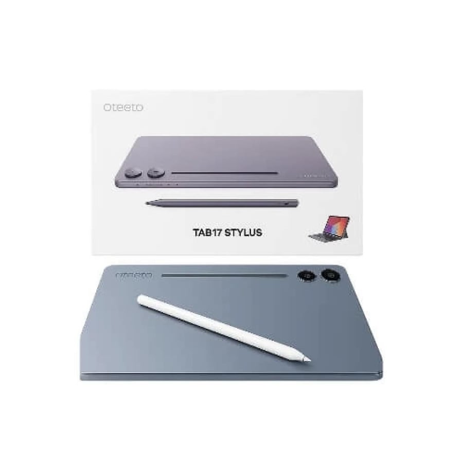 تابلت Oteeto Tab 17 أندرويد شاشه 11 انش، 8+512GB مع كيبورد وقلم واي فاي 5G