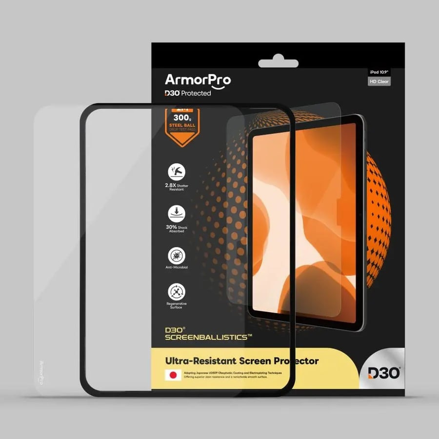 حماية شاشة ArmorPro شفافة للايباد 10.9 انش