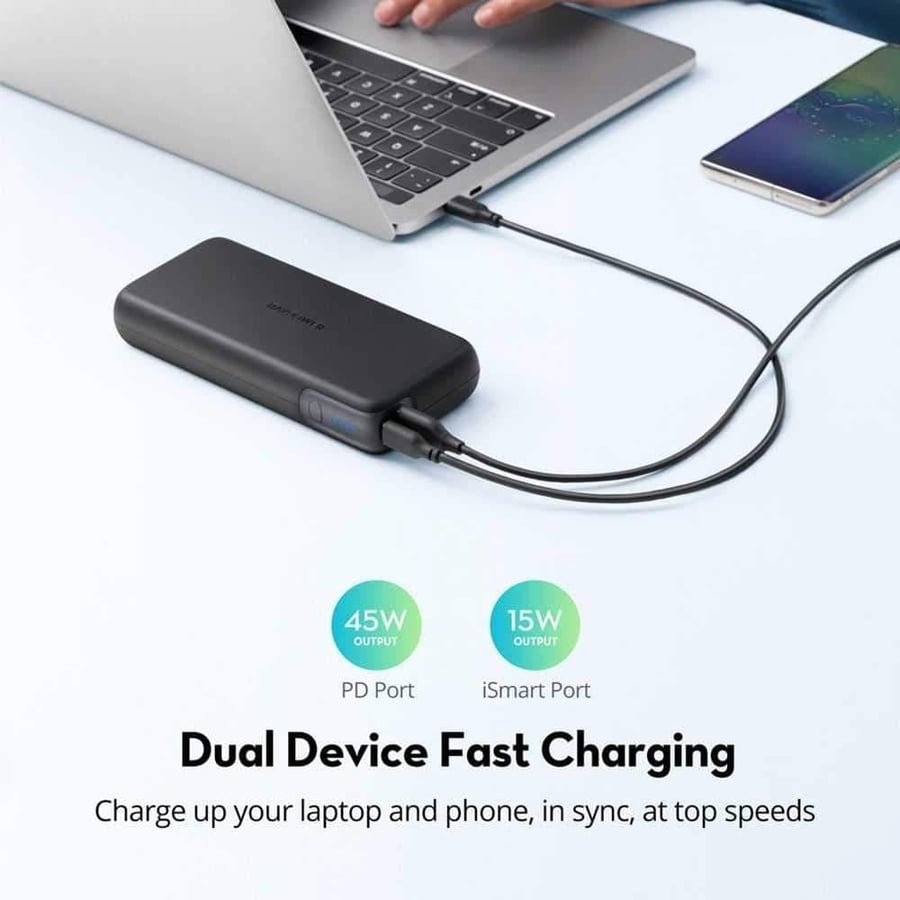 راف باور - شاحن متنقل 20000 ملي امبير بقوة 60W منفذ USB-PD اصدار خاص من راف بور