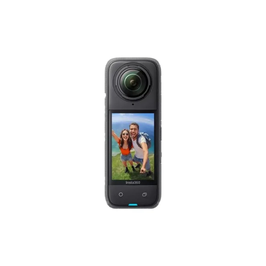 كاميرا وعصا سيلفي Insta360 X4 Air حزمة Srarter لقطات 360 درجة بدقة 8K - اسود