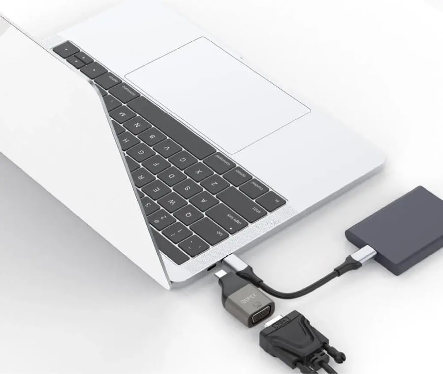 كيوفيكس - محول VGA إلى USB-C بدقة عالية 2K لتجربة عرض واضحة