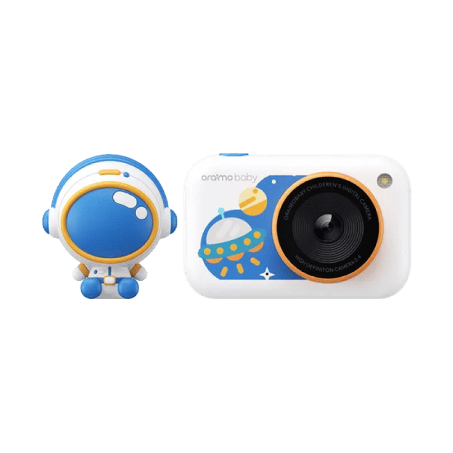 كاميرا أطفال اورايمو PicBuddy كاميرا مزدوجة HD 48 ميجابكسل 16 جيجابايت - أبيض