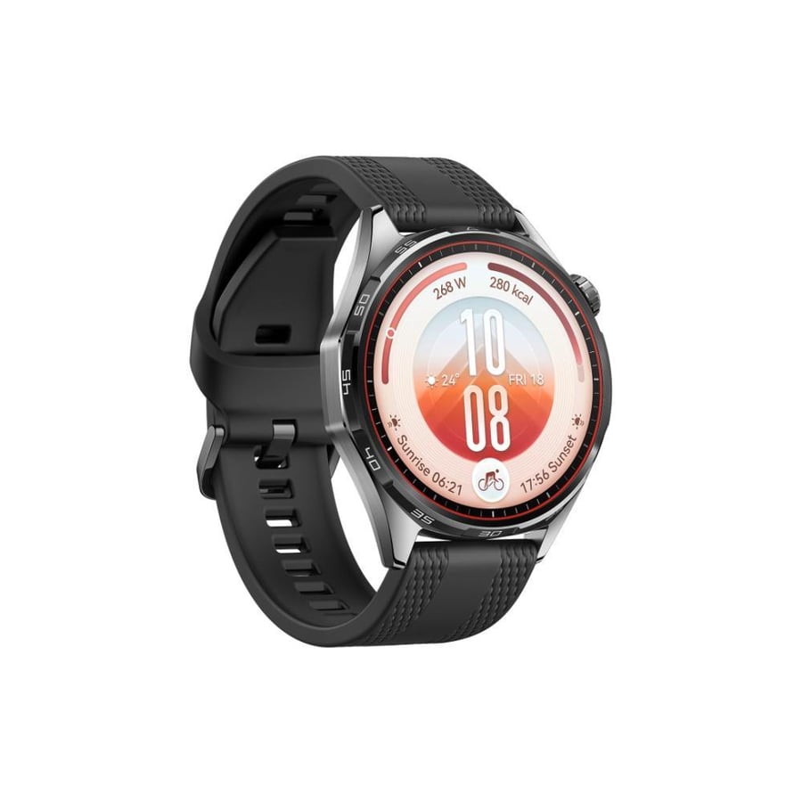 هواوي - ساعة HUAWEI WATCH GT 7 مقاس 46 مم بشاشة AMOLED وتتبع صحي ورياضي - أسود
