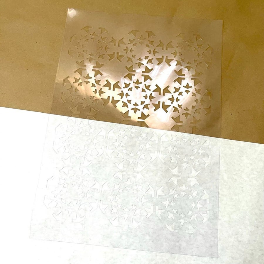 استنسل مفرغ - زخارف