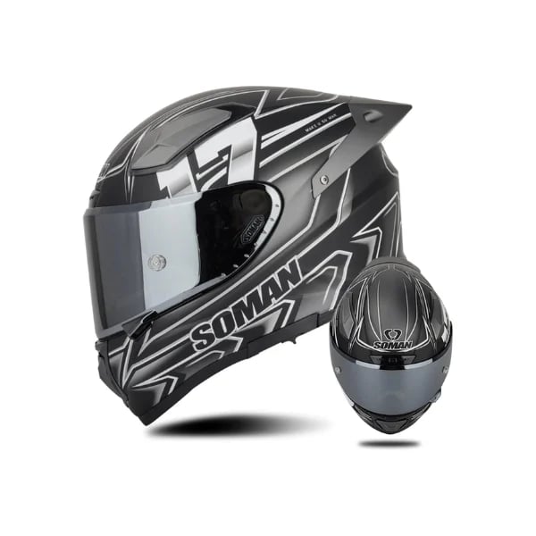خوذه سومان رصاصي 17 | SM961-S