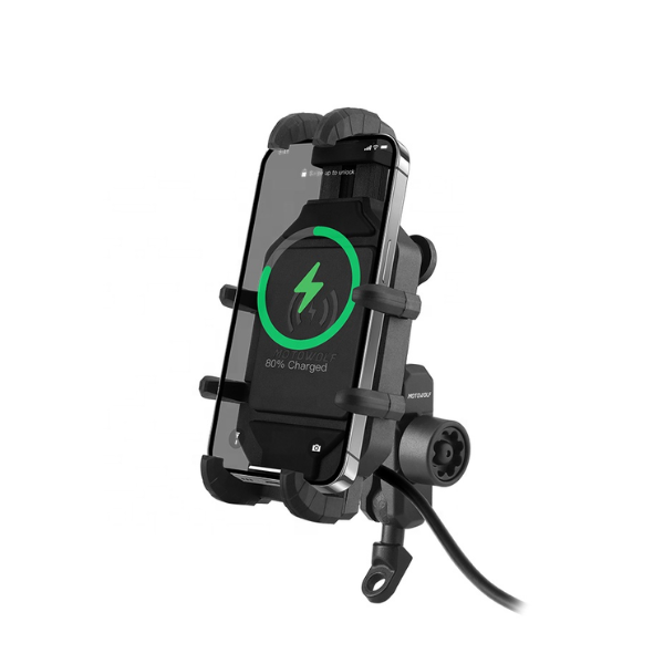 حامل جوال MOTOWOLF مرايا بشاحن MDL2827E