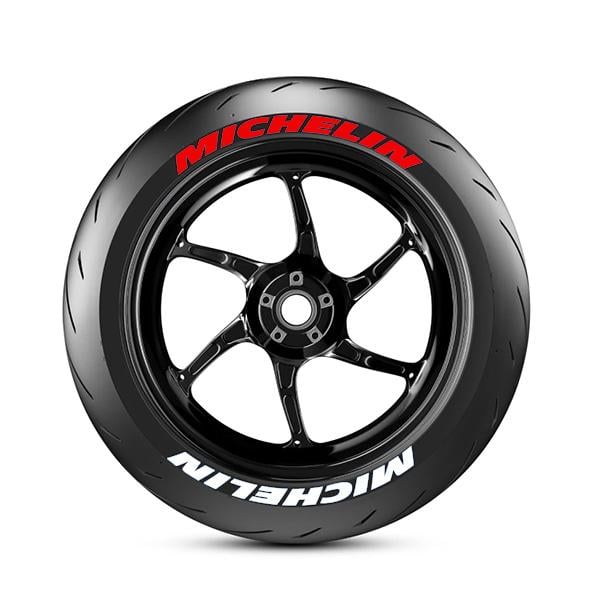 Michelin Tire Sticker - Red/White