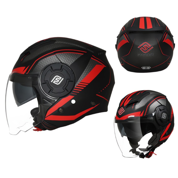 Faseed helmet open face