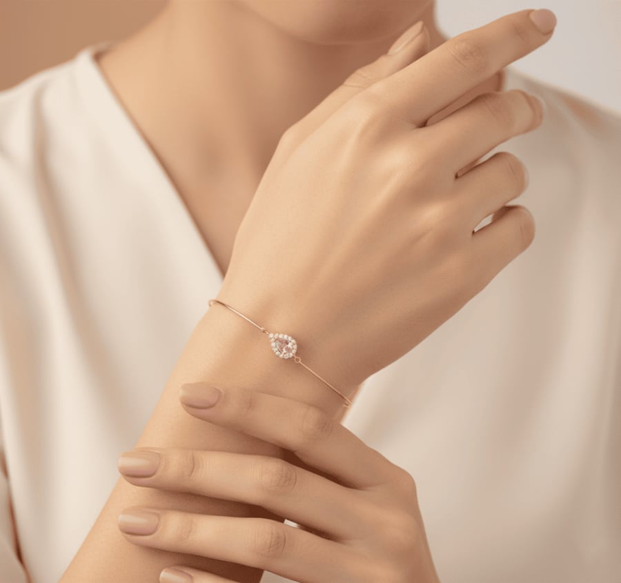 سوار همسة جمشت دمعة – ذهب عيار 21