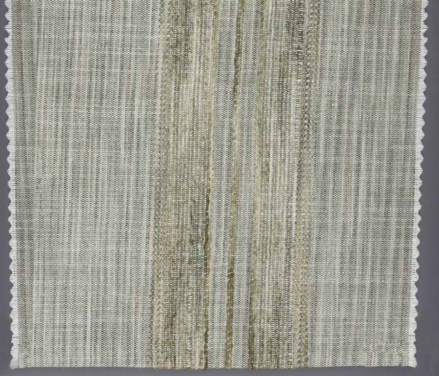 Indian thread striped polyester
