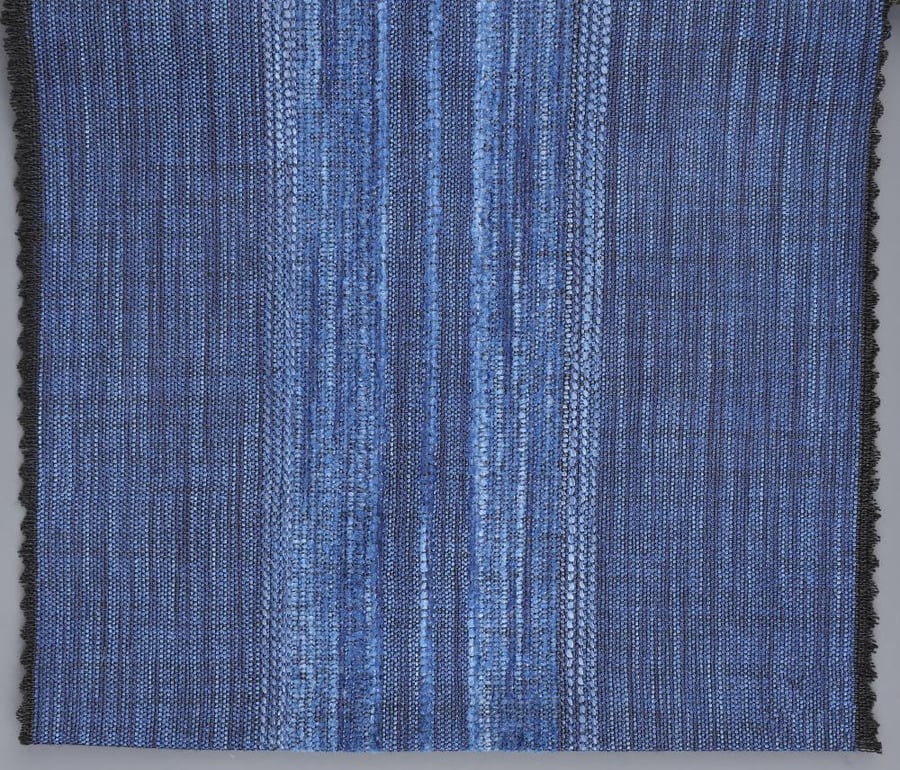 Indian thread striped polyester