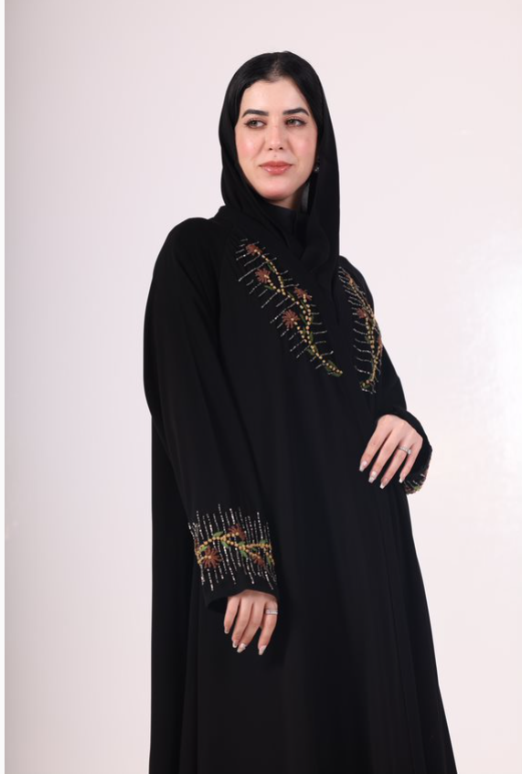 عباية روزان بقماش تويكس
