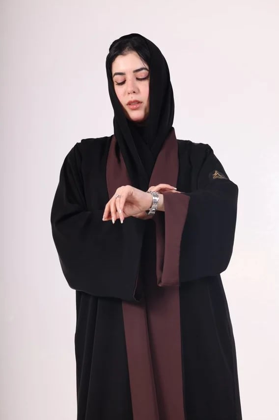 عباية بلاك بيري دبل فيس