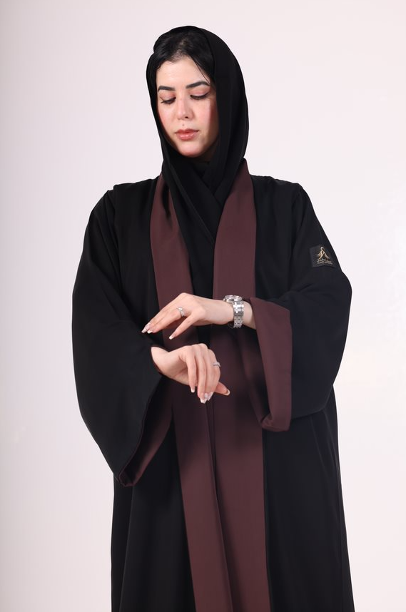 عباية بلاك بيري دبل فيس