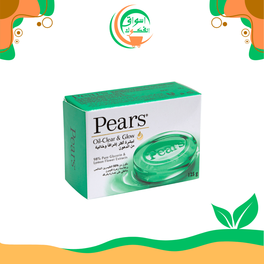 بيرز صابون استحمام اكثر اشراقة اليمون 125جم pears soap