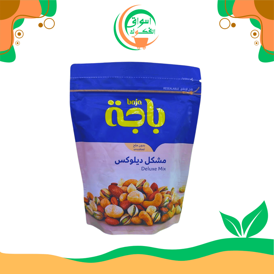 باجا ديلوكس مختلط غير مملح 120 جرام